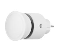 REV - Lámpara para enchufe, lámpara LED regulable en 4 niveles, lámpara de pared de 850 lm, luz LED 3000K, iluminación LED de 10 W, blanco, 2220001010