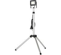 REV LED Lámpara De Trabajo Proyector Flare Negra IP65 20W 1700lm Frío En Trípode