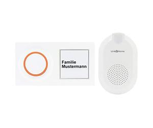 REV Link2Home 0088277012 Link2Home - Tirador inalámbrico inalámbrico con botón, Control de aplicación (6 Sonidos), Color Blanco