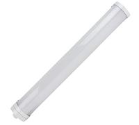 REV Omega Lámpara LED para ambientes húmedos con Sensor de Movimiento, 50 cm, 18 W, Gris
