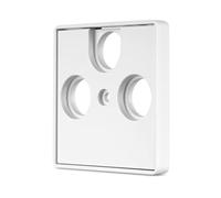 REV PrimaLuxe, 0240640111 - Carcasa para antena (TV/SAT/RF), color blanco