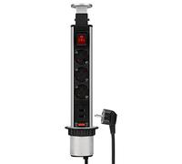 Rev Ritter 0012398712 - Columna de enchufes Triple, USB 1,5 m