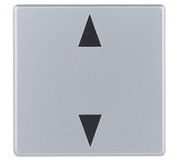 REV Ritter 0236420706 Rev Quadro Link2Home Interruptor de persiana Plata Cubierta