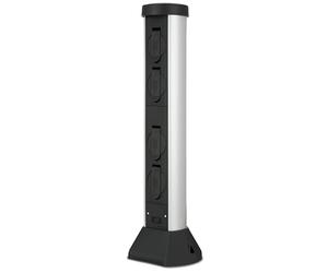 REV Ritter Silver Craft 0068400028 - Enchufe de 4 Fases, 2 m, Cable de alimentación