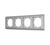 REV Serie de interruptores Nova - 4 enchufes e interruptores con marco de | horizontal