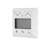 REV Serie de interruptores NOVA - Cubierta del temporizador, panel de control para persianas y persianas, color blanco