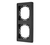 REV Serie de interruptores Nova - Marco de 2 compartimentos para enchufes e | Para enchufes, interruptores de luz y otros insertos