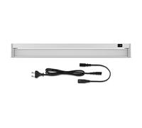 REV TERRA - Lámpara LED para debajo de la cocina (extensible, 58 cm, 25.000 h, 12 W, 900lu), color plateado
