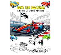 Rev Up Racing: Kids’ Race Car Coloring Adventure