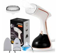 REVALINX Vaporizador de Ropa 1800W, Vaporizador Vertical Portátil 2 en 1 con Pantalla LCD, Depósito 320ml, Antigoteo, Rápido Calentamiento, para Hogar Oficina Viajes Todo Tipo de Telas