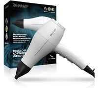 REVAMP Progloss 3850 Featherlite UltraXShine secador de pelo - Potente flujo de aire (161 km3/h), 2300W para un secado más rápido y un cabello menos encrespado y más suave - Blanco Exclusivo Amazon