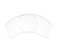 Revant Lentes de reemplazo compatibles con Oakley Flak Jacket XLJ - Claro - No Polarizado