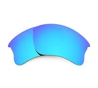 Revant Lentes de Repuesto Compatibles con Gafas de Sol Oakley Flak Jacket XLJ, Polarizados, Azul Hielo MirrorShield