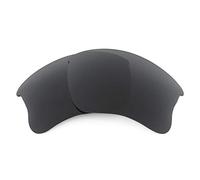 Revant Lentes de Repuesto Compatibles con Gafas de Sol Oakley Flak Jacket XLJ, Polarizados, Elite Negro Furtivo