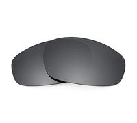 Revant Lentes de Repuesto Compatibles con Gafas de Sol Oakley Split Jacket, Polarizados, Negro Cromado MirrorShield