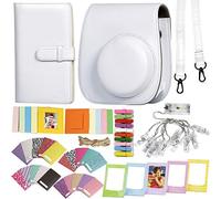Revefilms, Accesorios Instax Mini 12 Blanca y Mini 11 - Funda, Álbum, Pinzas Led, Correa, Pegatinas y Marcos - Accesorios compatibles con Instax Mini 11 Blanca y Mini 12