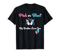 Revelación de género de Big Brother Loves You Baby Pink or Blue Camiseta