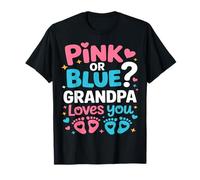 Revelación de género del abuelo rosa o azul te ama Camiseta
