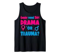Revelación de género Esperando Fiesta de Embarazo Rosa Azul Nuevo Regalo Camiseta sin Mangas