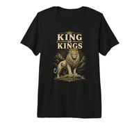 Revelación León Arte Cristiano Camiseta Premium