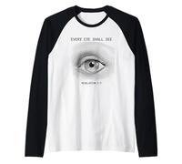 Revelation 1:7 Rapture & Second Coming Every Eye Shall See Camiseta Manga Raglan