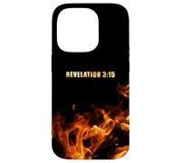 Revelation 3:15 Be on Fire for Jesus - Christian Revival Carcasa para iPhone 14 Pro