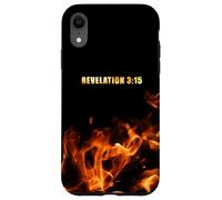 Revelation 3:15 Be on Fire for Jesus - Christian Revival Carcasa para iPhone XR