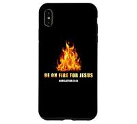 Revelation 3:15 Be on Fire for Jesus - Christian Revival Carcasa para iPhone XS MAX