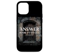 Revelation 3:20 Answer Before It's Too Late Evangelism Carcasa para iPhone 12/12 Pro