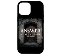 Revelation 3:20 Answer Before It's Too Late Evangelism Carcasa para iPhone 12 Pro MAX