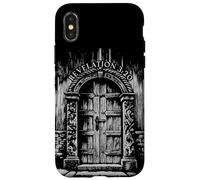 Revelation 3:20 I Stand at The Door and Knock - Jesus Quote Carcasa para iPhone X/XS