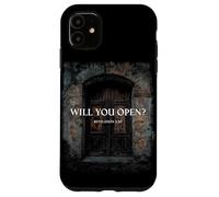 Revelation 3:20 I Stand at The Door and Knock, Will You Open Carcasa para iPhone 11
