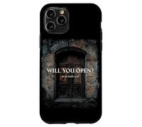 Revelation 3:20 I Stand at The Door and Knock, Will You Open Carcasa para iPhone 11 Pro