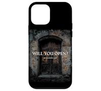 Revelation 3:20 I Stand at The Door and Knock, Will You Open Carcasa para iPhone 12 Mini