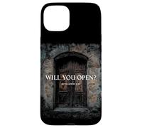 Revelation 3:20 I Stand at The Door and Knock, Will You Open Carcasa para iPhone 15 Plus