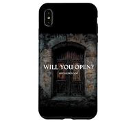 Revelation 3:20 I Stand at The Door and Knock, Will You Open Carcasa para iPhone XS MAX