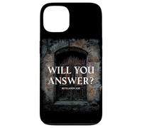 Revelation 3:20 I Stand at The Door & Knock, Will You Answer Carcasa para iPhone 13