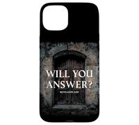 Revelation 3:20 I Stand at The Door & Knock, Will You Answer Carcasa para iPhone 15 Plus
