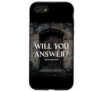 Revelation 3:20 I Stand at The Door & Knock, Will You Answer Carcasa para iPhone SE (2020) / 7/8