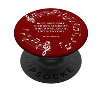 Revelation 4:8 Holy Holy Holy - Praise & Worship Christian PopSockets PopGrip Adhesivo