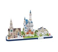 Revell- Bavarian Skyline, 178 Parts 3D Puzzle, Multicolor (00143)