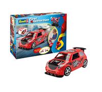 Revell 00910-1/20 First Construcción - Carreras Con Rückziehm. Rally Coche, Rot