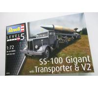 Revell GmbH Revell 03310 3310 1:72 SS-100 Gigant, Transporter & V2 - Kit de Modelos de plástico para misiles, Multicolor, 1/72