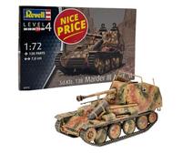 Revell 03316 SD.Kfz. 138 Marder III Ausf. M Kit de Modelo de plástico sin Construir/sin Pintar a Escala 1:72