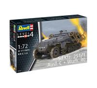 Sd.kfz. 251/1 Ausf. C % 2B Wurfr. 40 1:72 Plástico Modelo Kit 03324 Revell