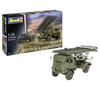 Revell 03338 BM-13-16 on W.O.T. 8, Chasis Scala 1/35, Kit de Modelo de Plástico, Sin construir/sin pintar, las pinturas y el pegamento se venden por separado