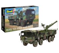 Revell 03367 Man 10t milgl 8x8 Truck escala 1:35 - Kit de modelo de plástico sin construir/sin pintar