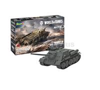 Revell 03507 SU-100 World of Tanks - Maqueta para principiantes con sistema Easy Click de colores