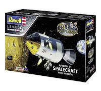 Revell 03703, Kit de Modelos de plástico, Apollo 11 Spacecraft w/Interior,Escala 1:32