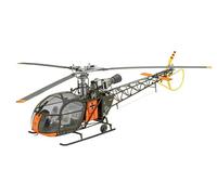 Revell Modelismo I Alouette II I Kit de construcción I Escala 1:32 I 191 piezas I Juego de manualidades a partir de 12 años I Modelo detallado con diseño auténtico I Helicóptero Molded Color